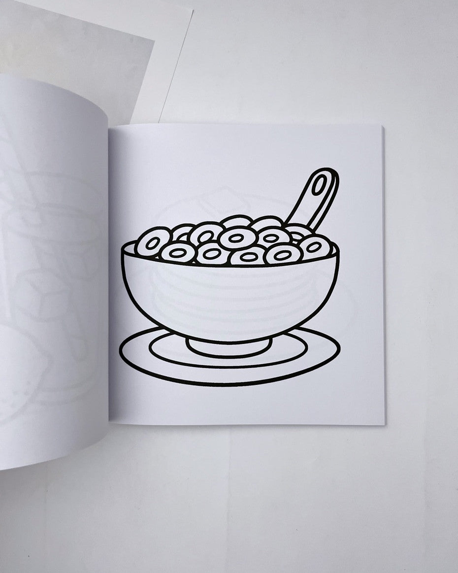 Food/Snacks Bold And Easy Coloring Books