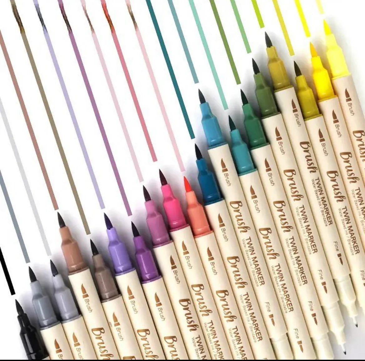 Brush Pens (Double Tips)