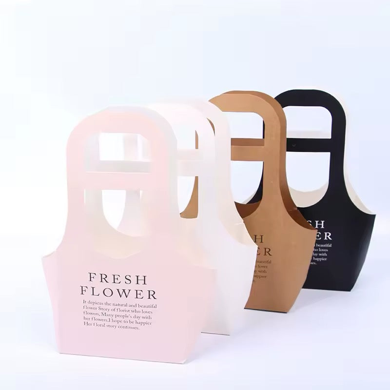 KRAFT PAPER FLORAL BAG
