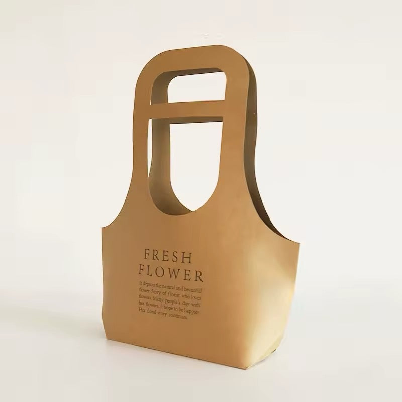 KRAFT PAPER FLORAL BAG