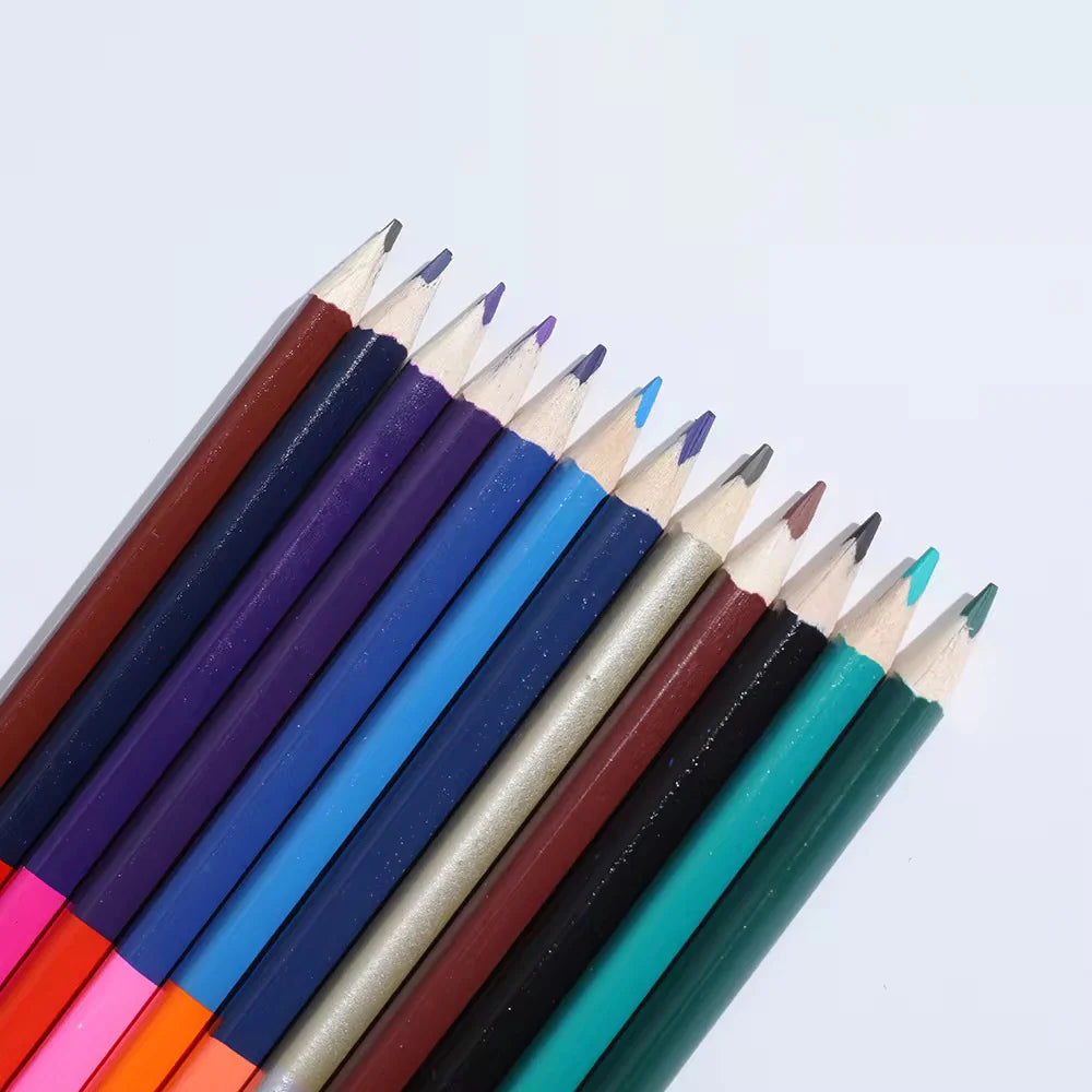 24-color Coloring Pencils Set (Double Tips)