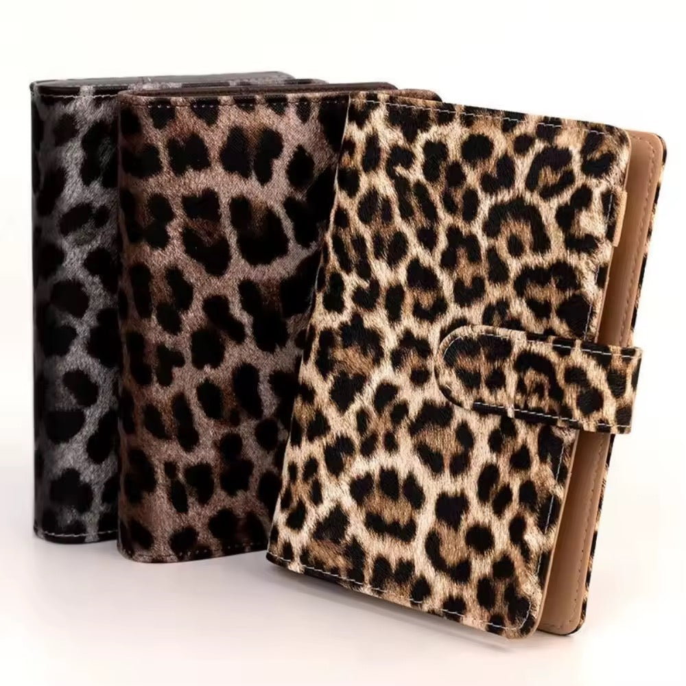 Leopard Print Cash Binder