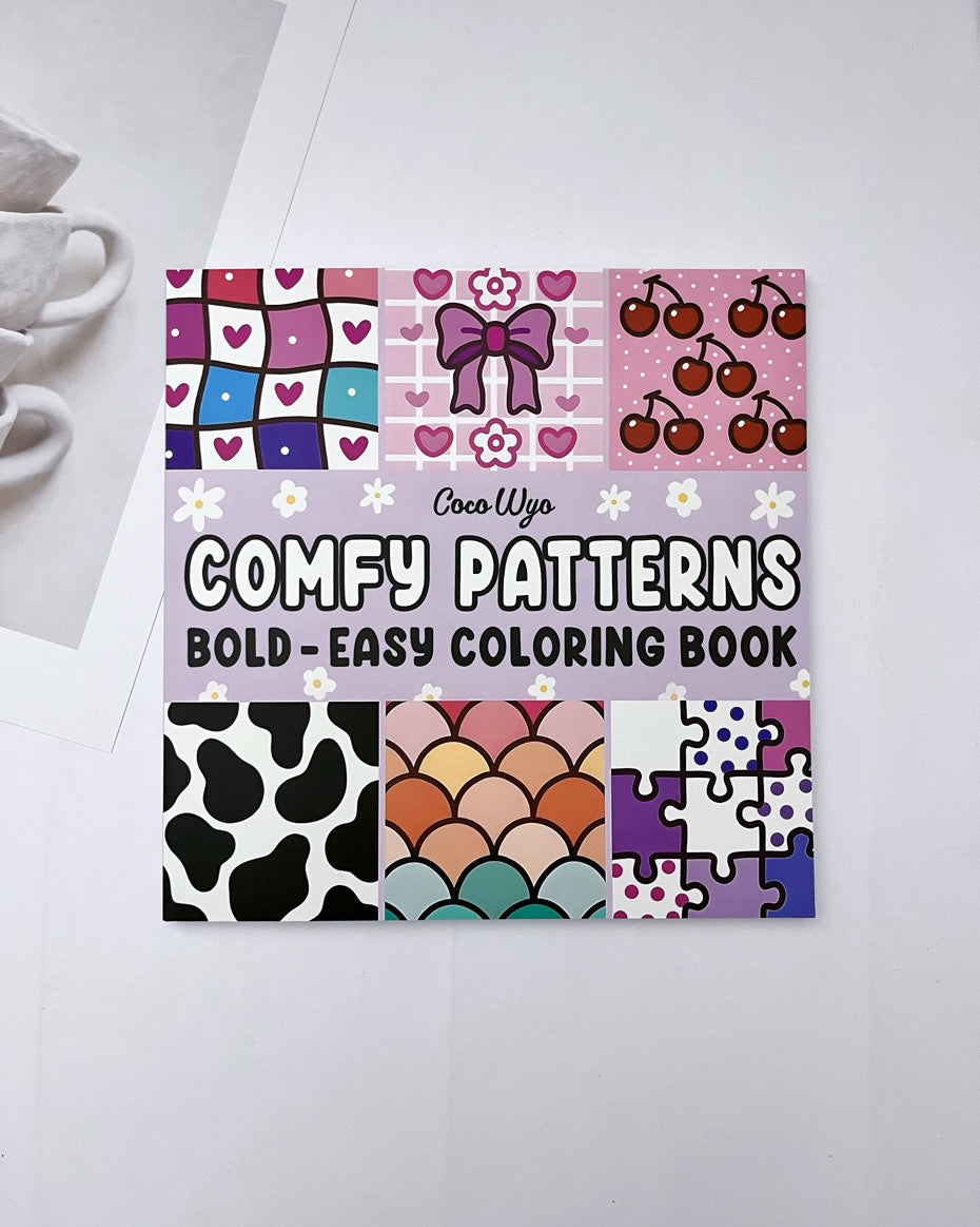 Comfy Patterns Bold And Easy Coloring Books