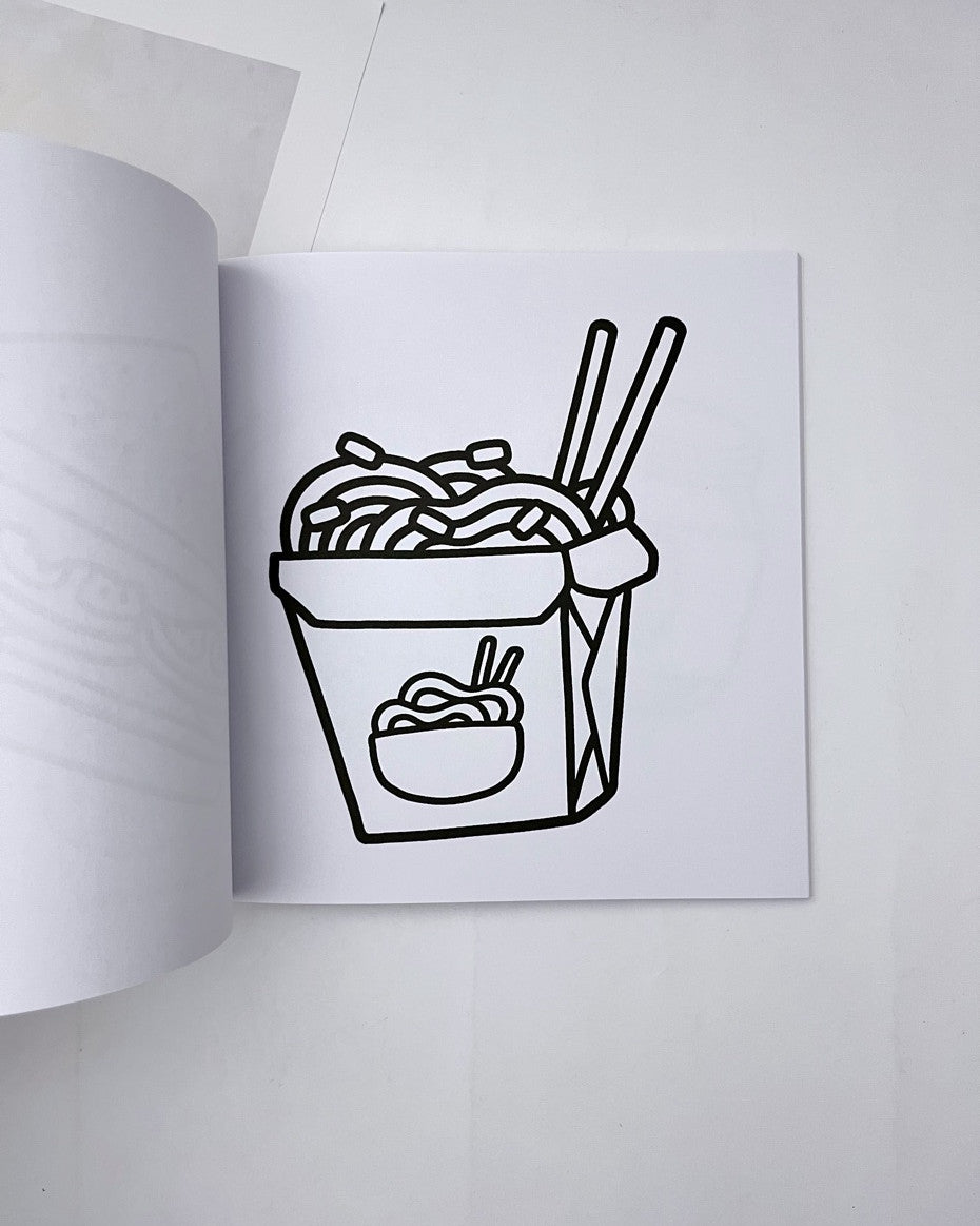 Food/Snacks Bold And Easy Coloring Books