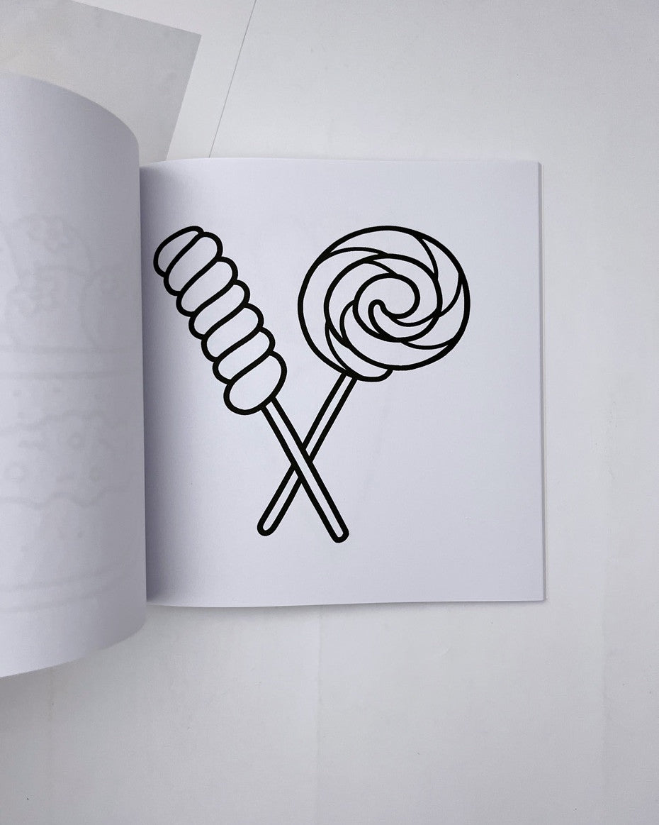 Food/Snacks Bold And Easy Coloring Books