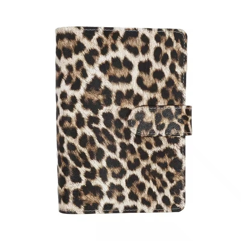 Leopard Print Cash Binder