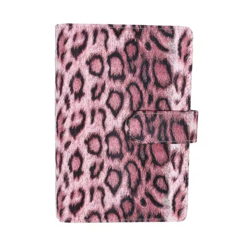Leopard Print Cash Binder