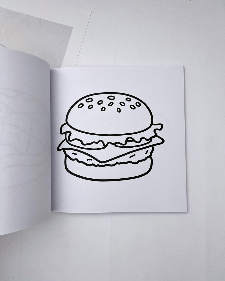 Food/Snacks Bold And Easy Coloring Books