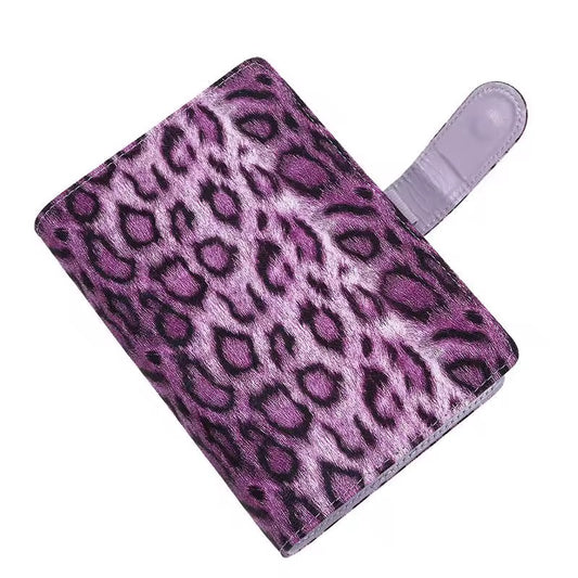 Leopard Print Cash Binder