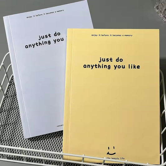 Do Anything (A5 Blank Sheets Journal) Pastel