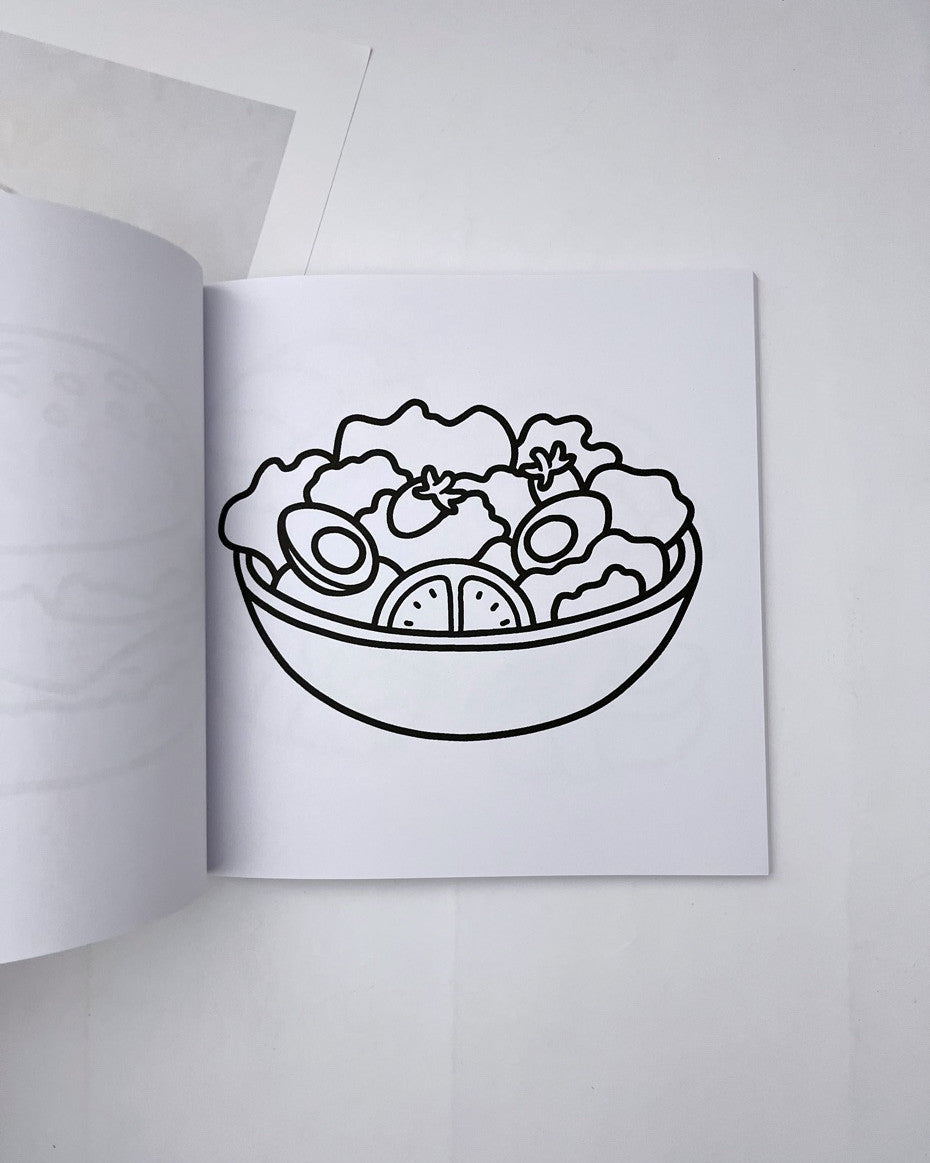 Food/Snacks Bold And Easy Coloring Books
