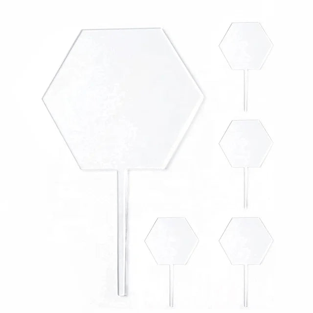 Blank Acrylic Cake Topper