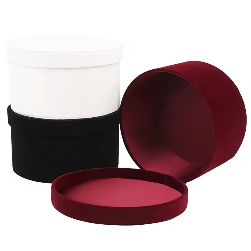 Round velvy Boxes
