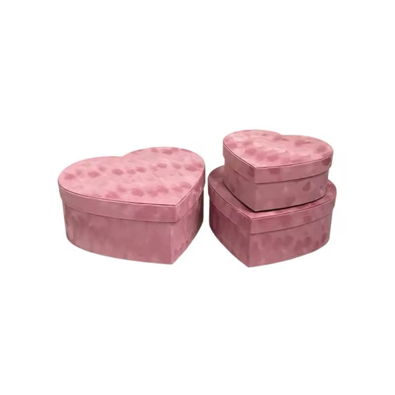 3pcs luxed heart set