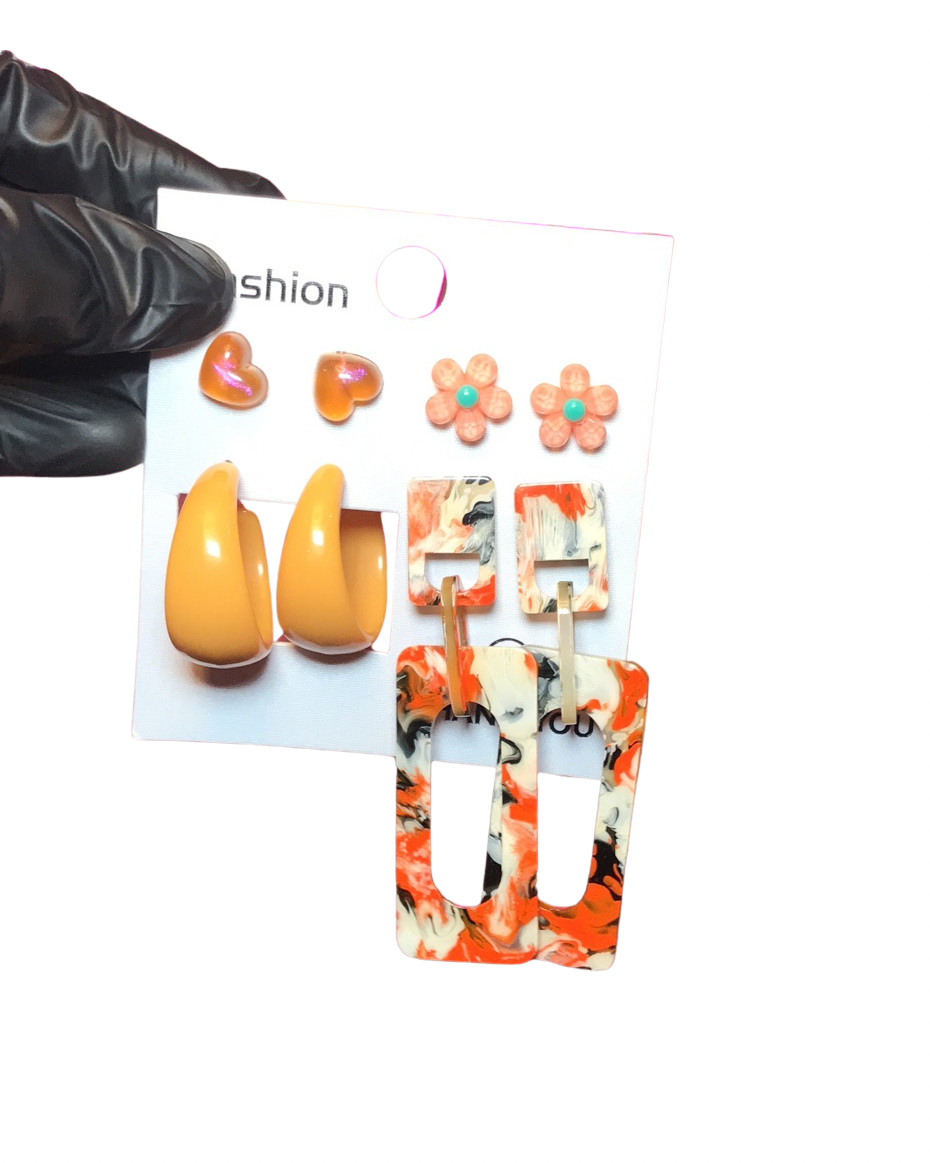 Acrylic Earrings Set