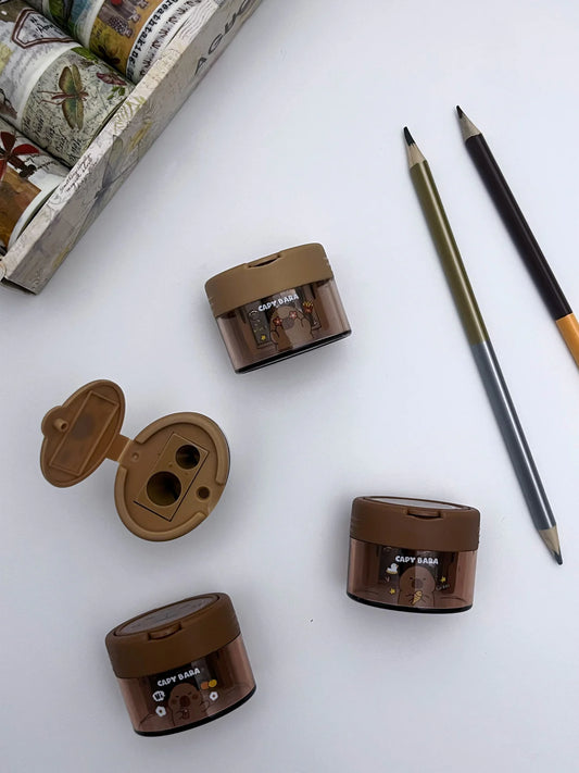 Double-hole Capybara Pencil Sharpener