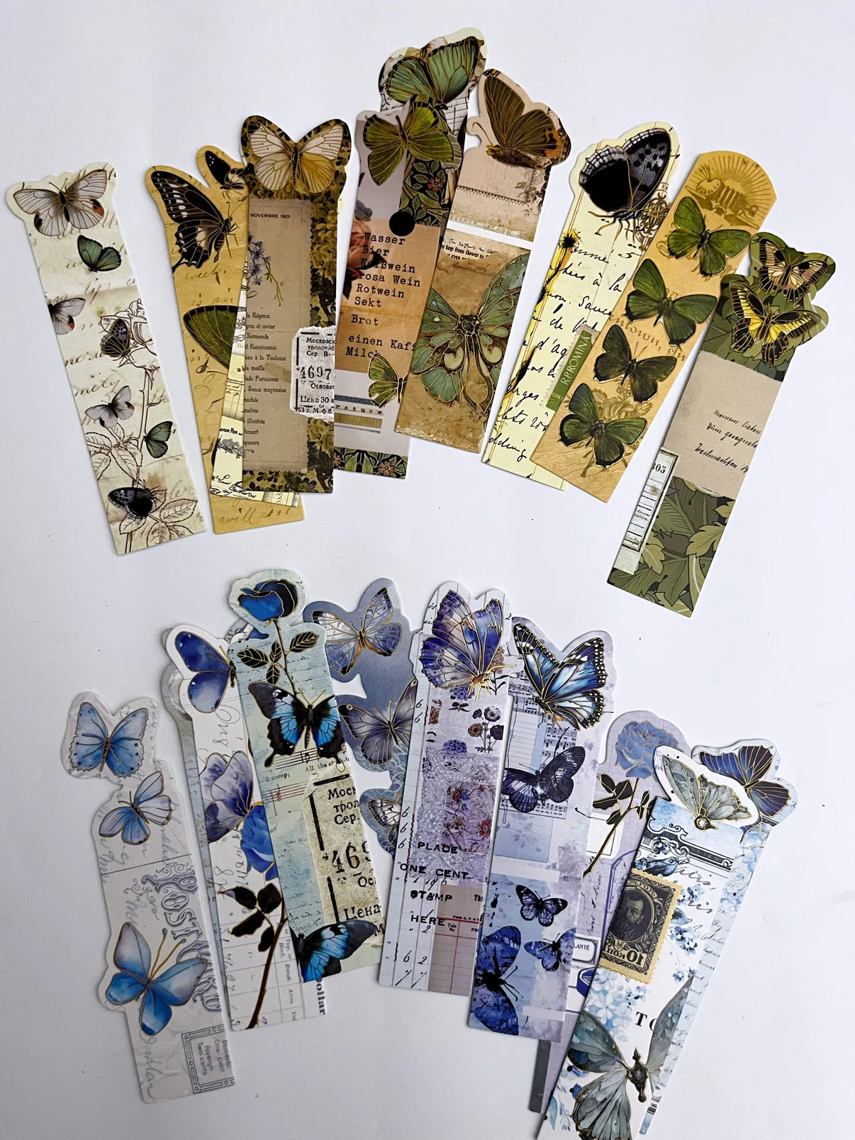 Flower Paper Bookmarks