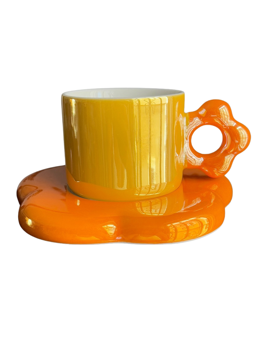 Daisy Tea Cup+Saucer+Spoon