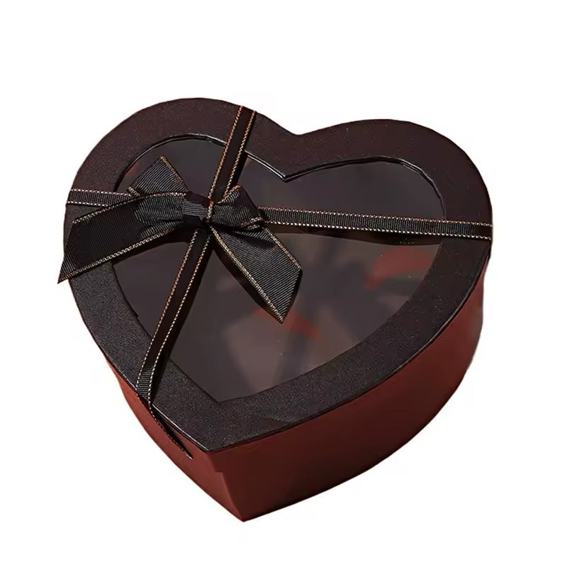 1pcs Heart with bow box