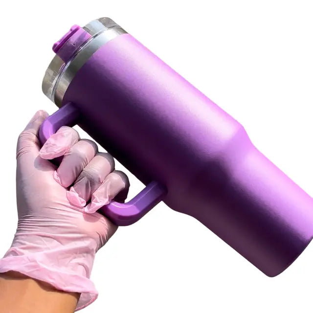 Purple Plain Tumbler