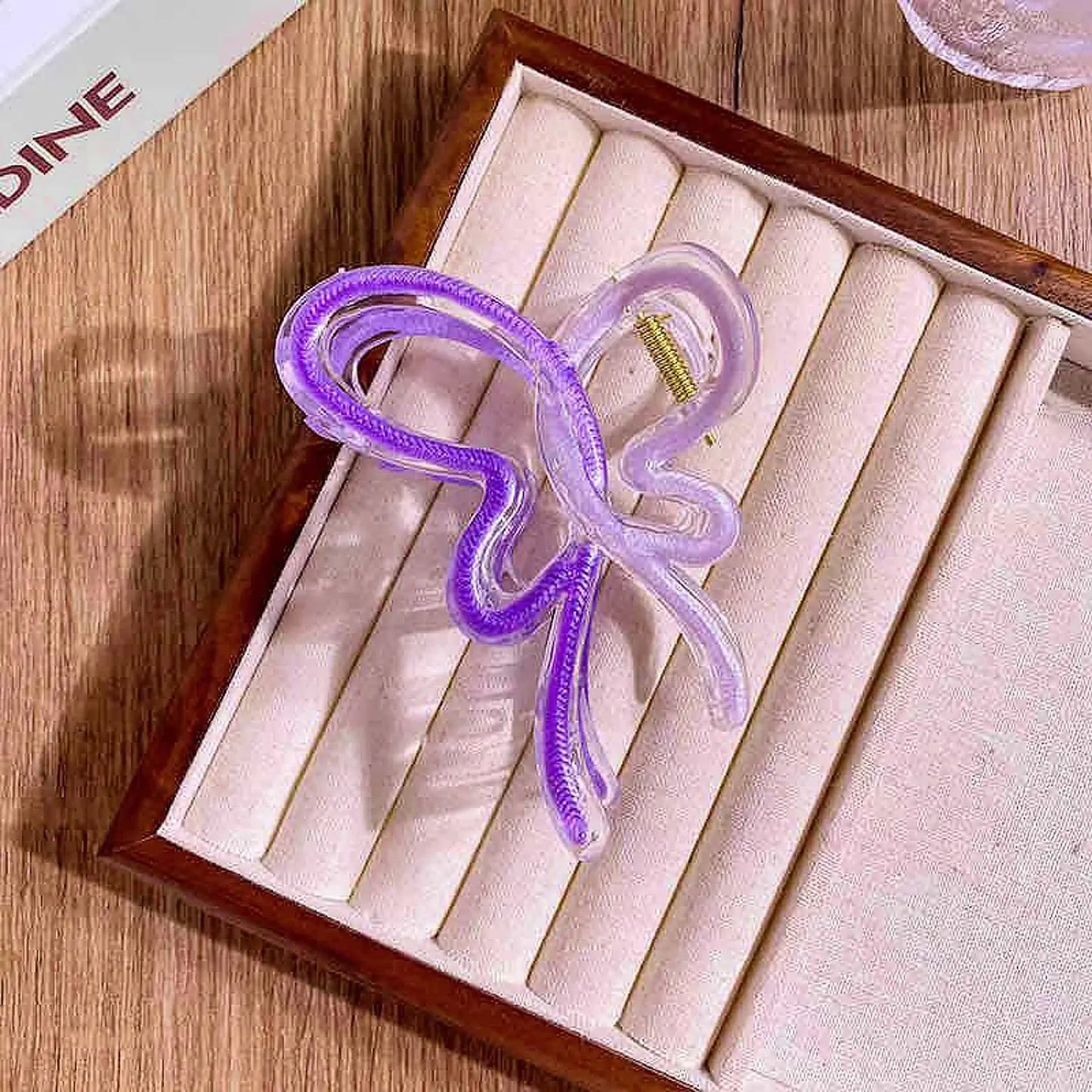 Butterfly inspired girly hair claw