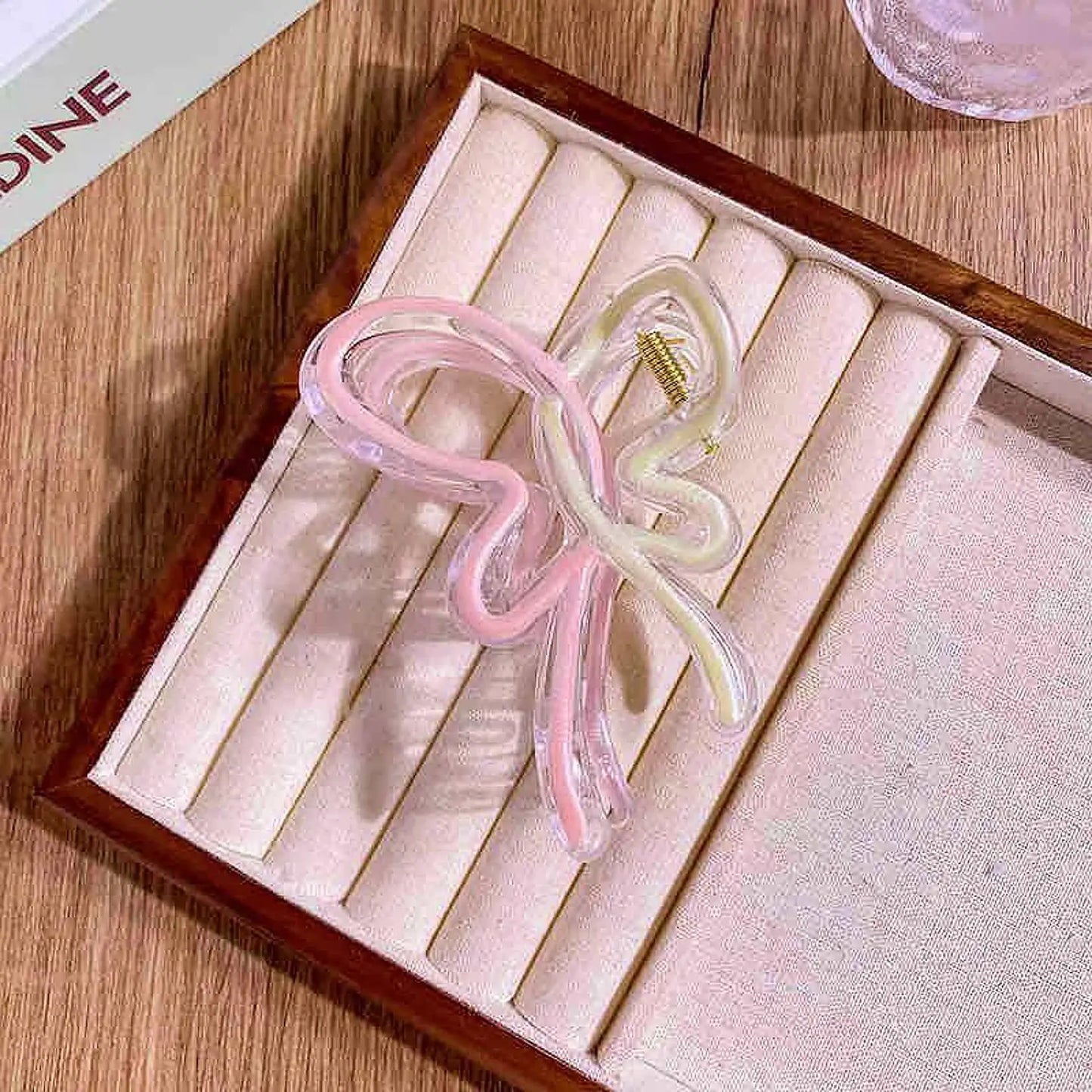 Butterfly inspired girly hair claw