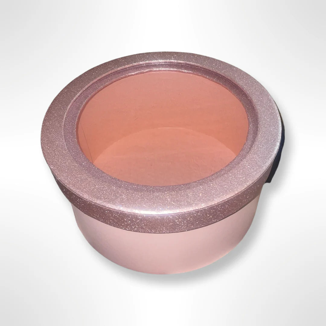 2 PIECE SHORT GLOSSY ROUND BOX