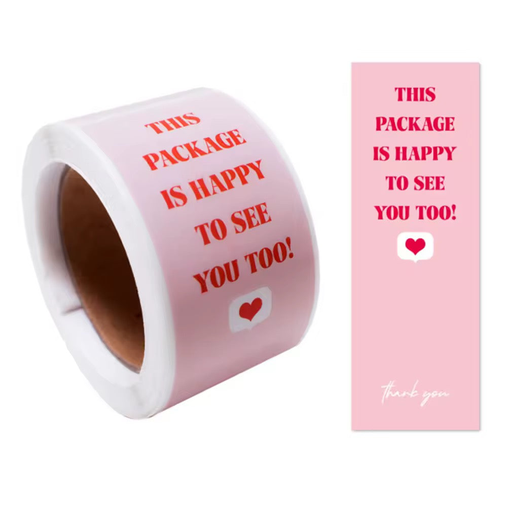 100pcs Packaging Sticker
