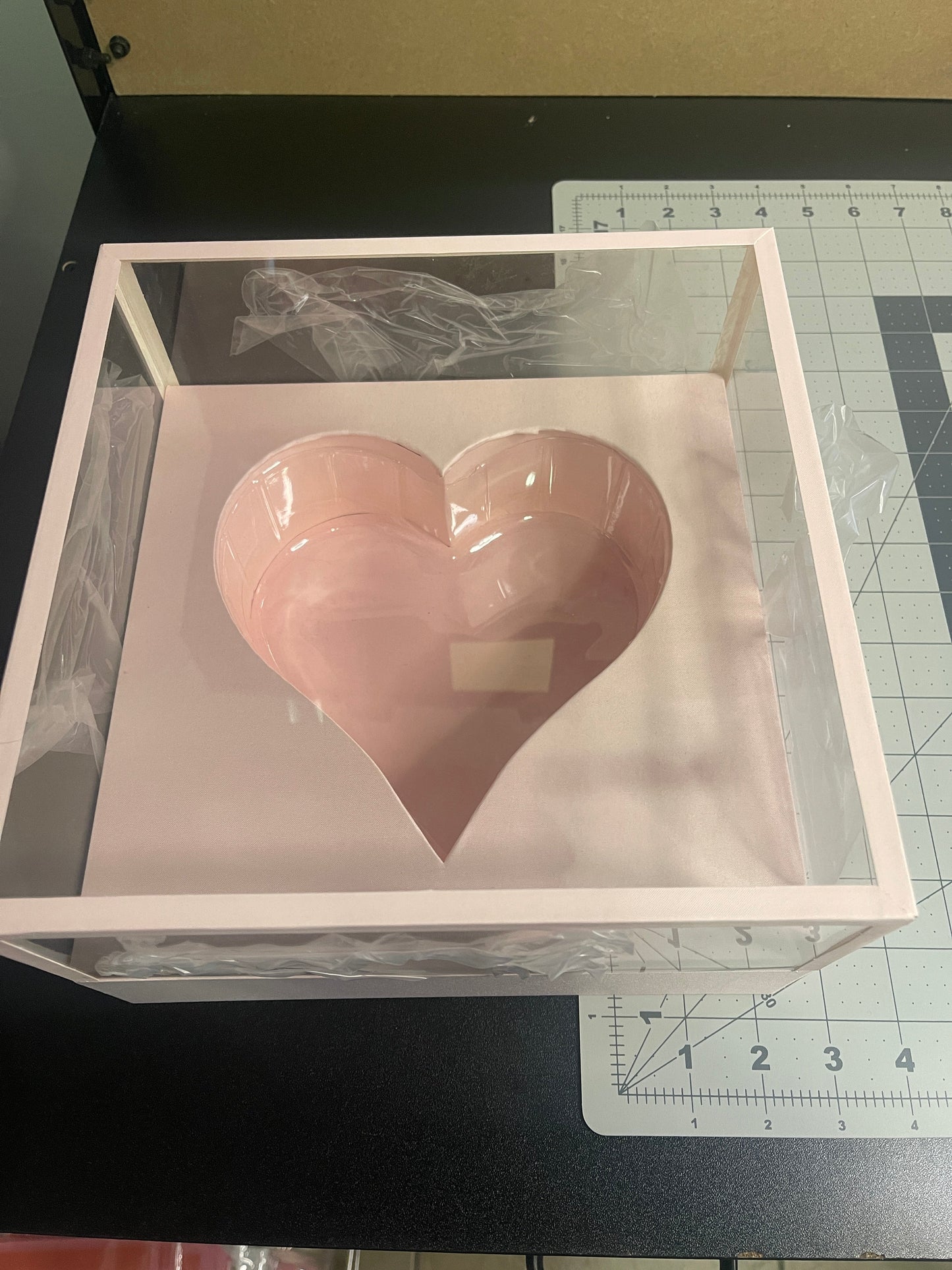 Acrylic Heart Medium box