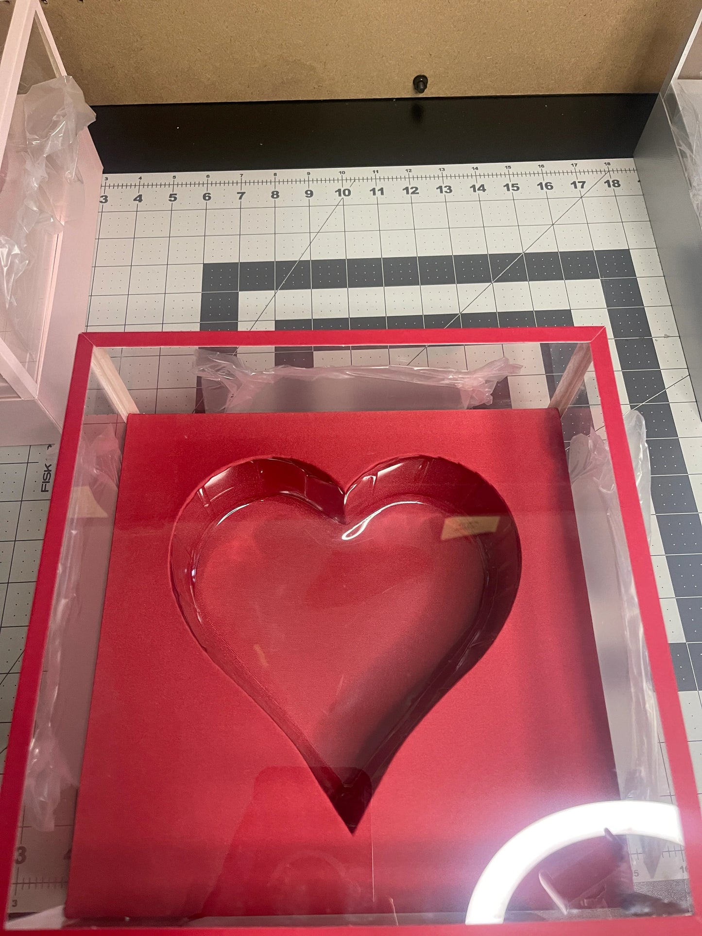 Acrylic Heart Medium box