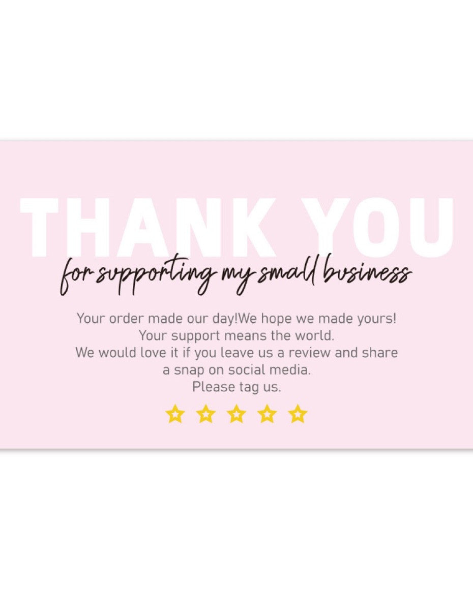 Thank you cards pack