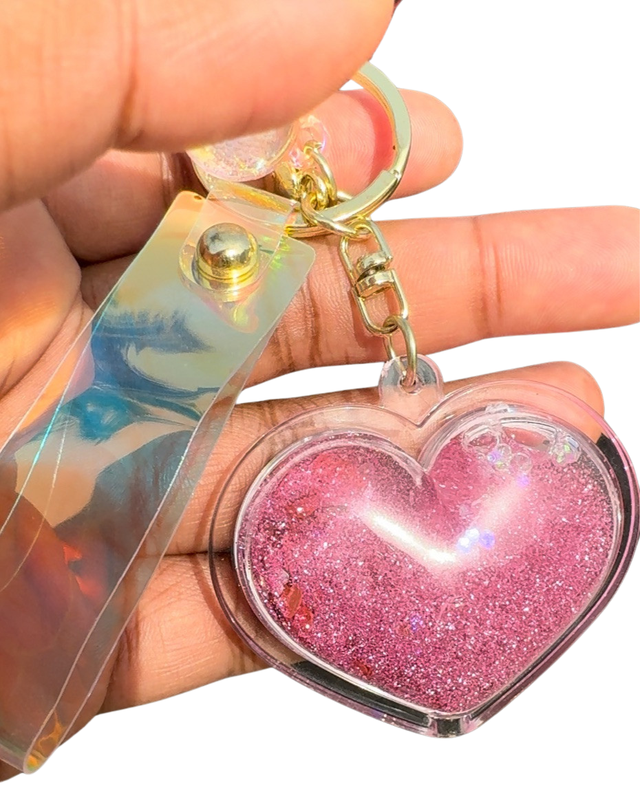 Love Crystal Keychain / Bag Charm