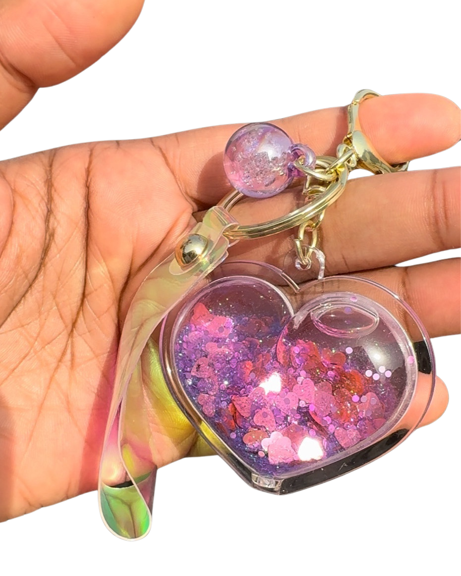 Love Crystal Keychain / Bag Charm