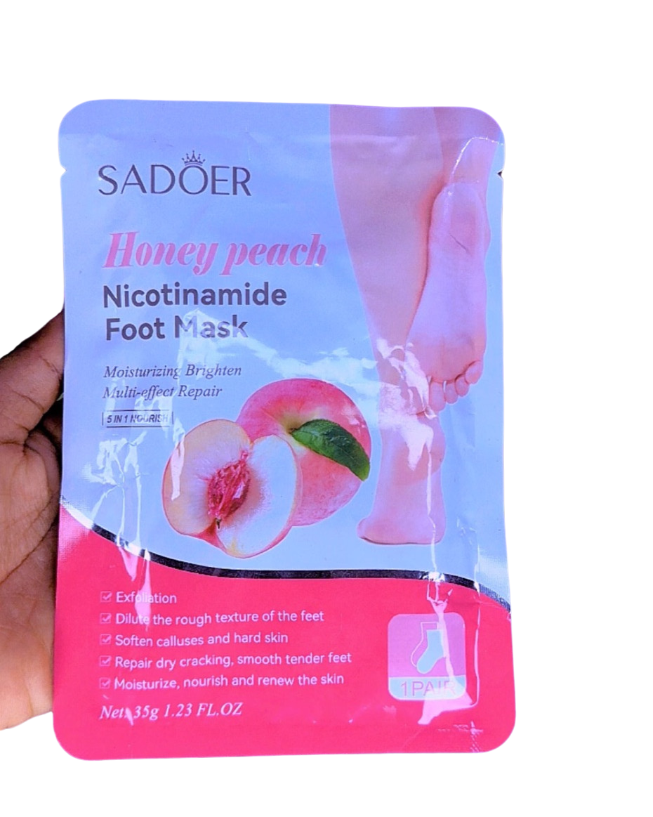 Honey peach foot mask
