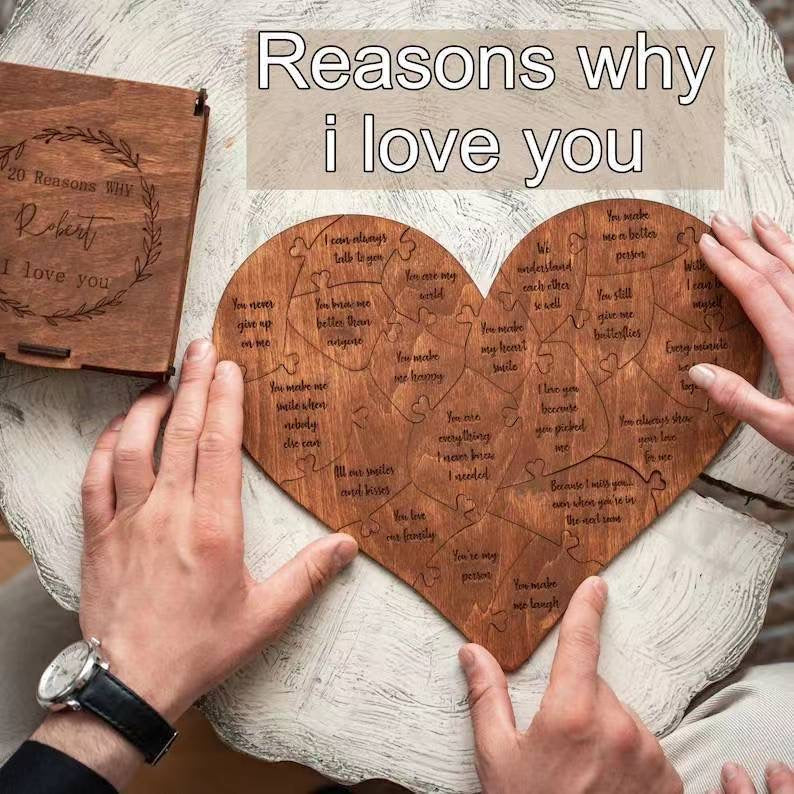 Reasons Why I Love You Puzzle