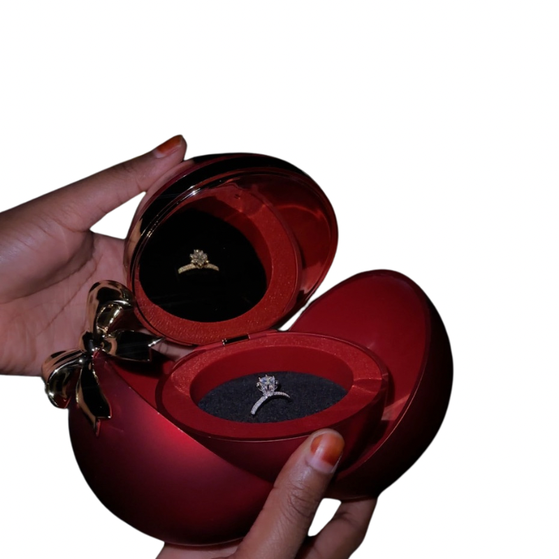 925 Real Silver + Luxury Gift Ring Box