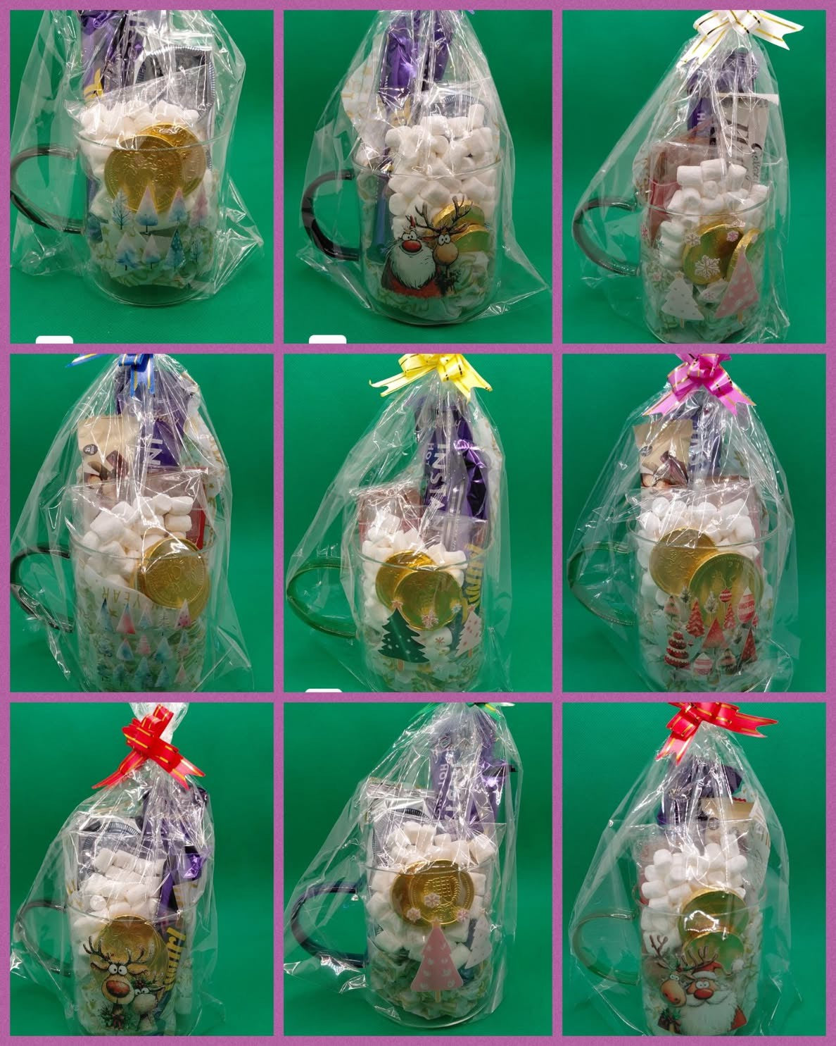 FILLED XMAS CUPS