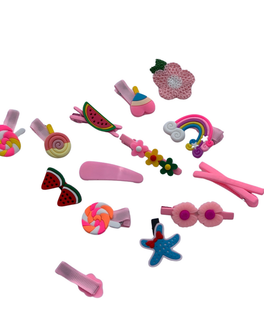 Kiddies Hair Clip set