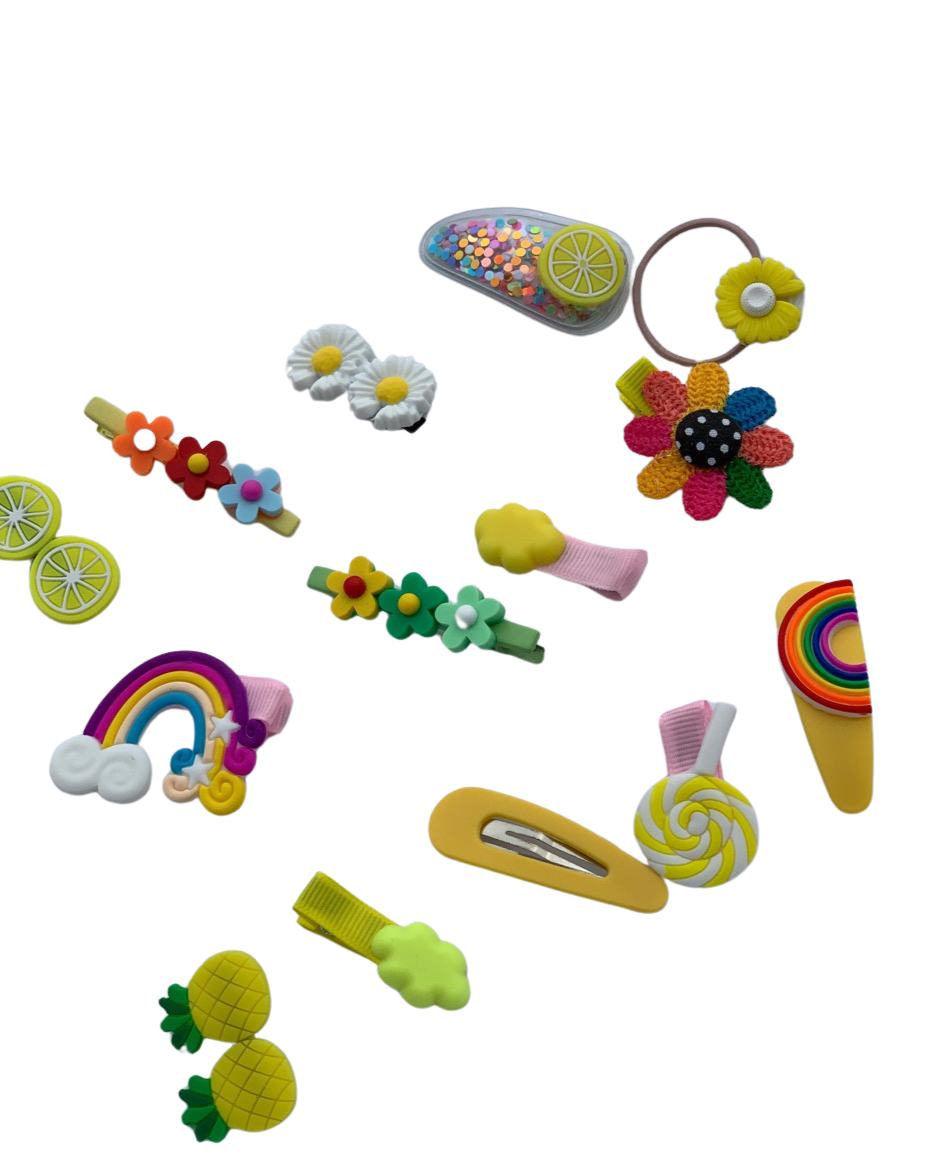 Kiddies Hair Clip set