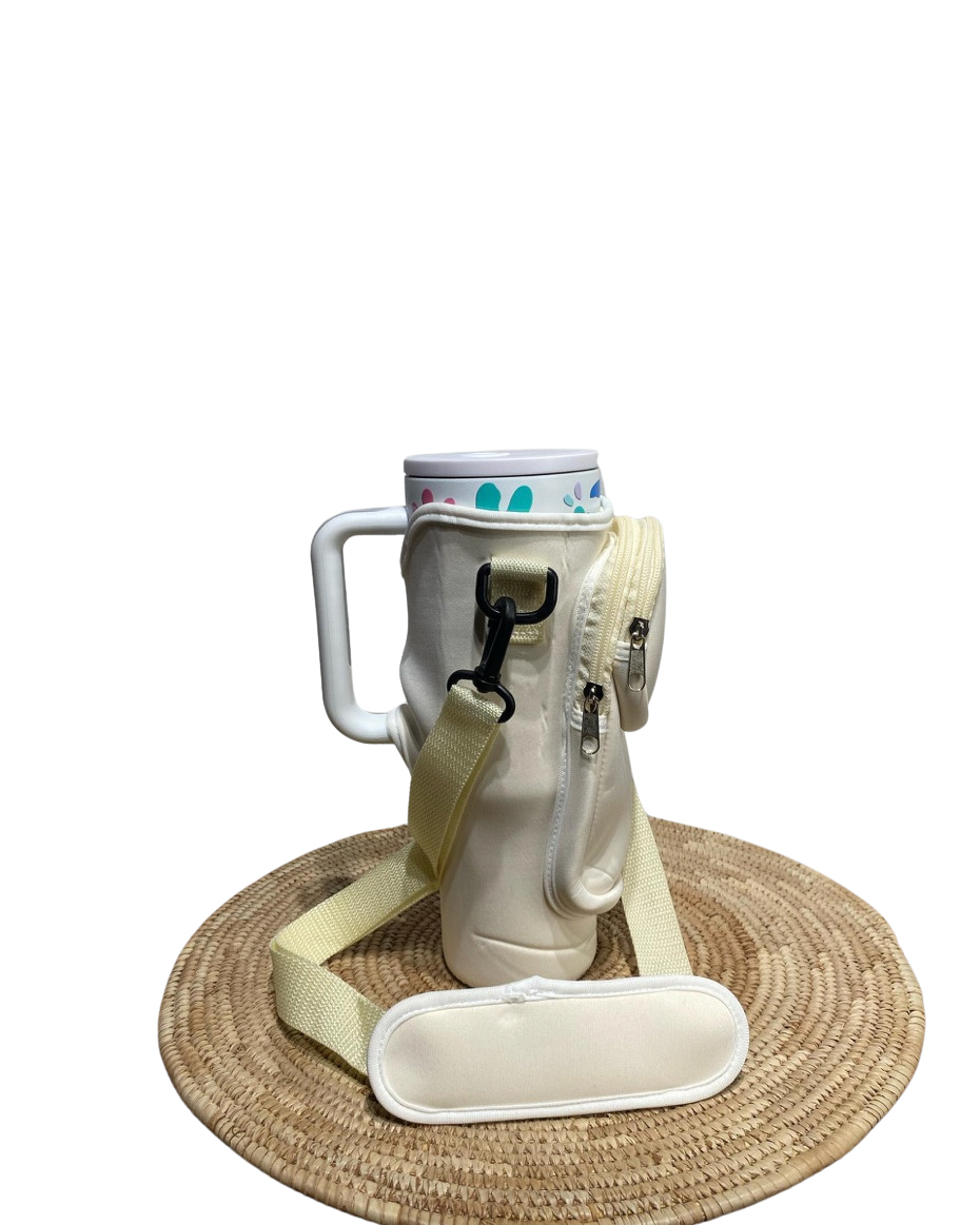 Tumbler Carrier Bag (Cream)