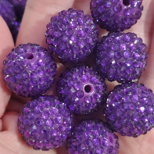 Barnia 20MM Rhinestone Bead (D-4)