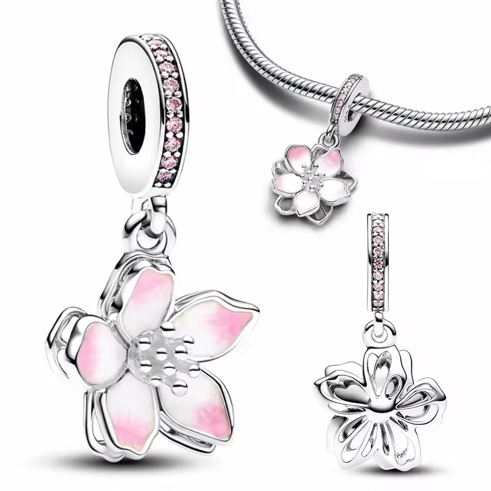 cherrie blossom bracelet charm