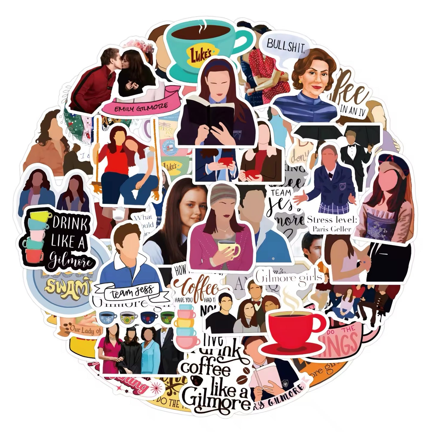 gilmore girls sticker bundles
