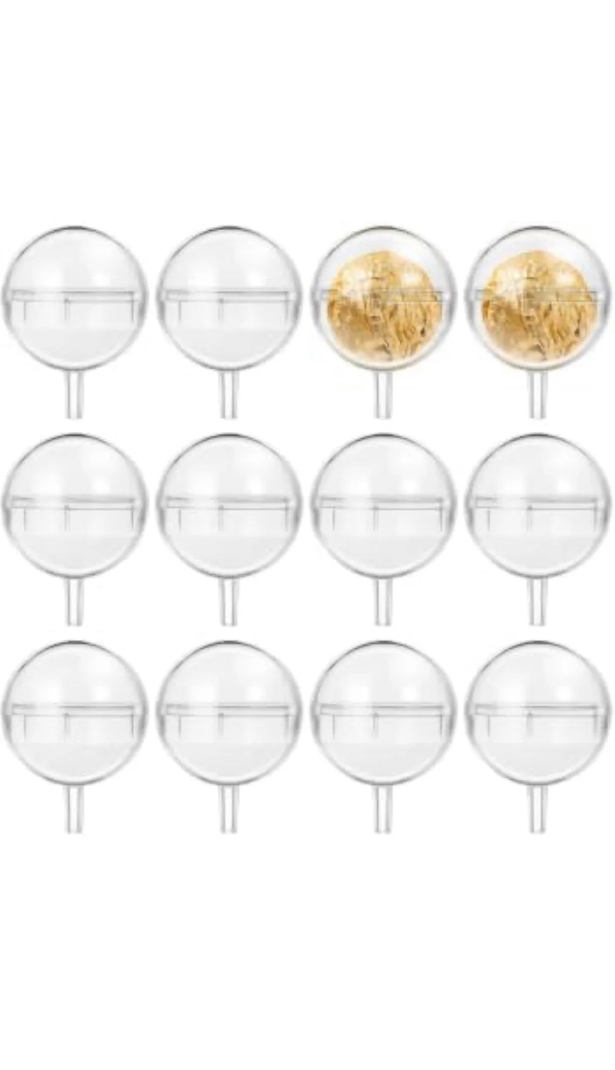 100Pcs Acrylic Chocolate Holder DIY Bouquet Accessories