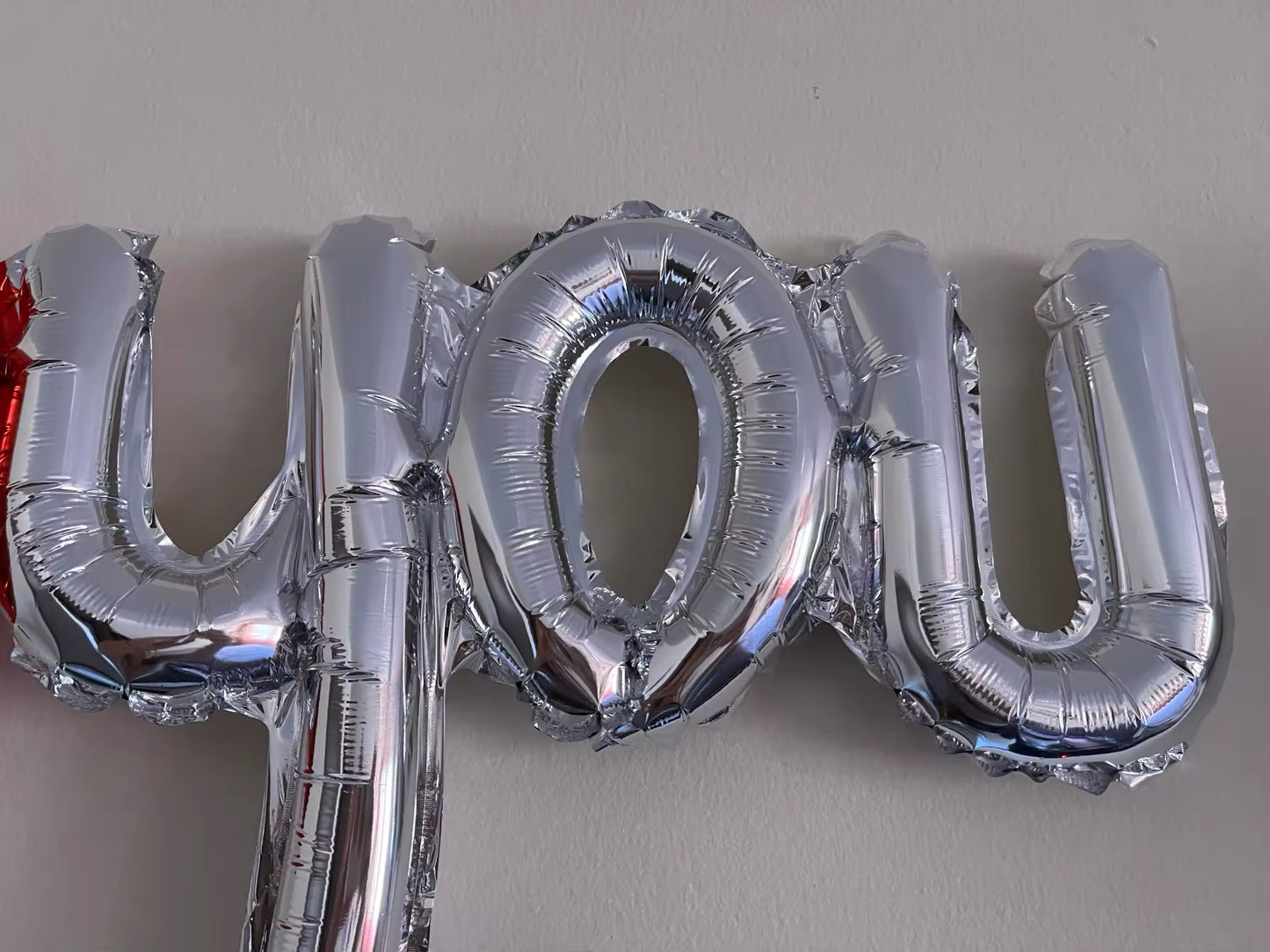 I Love U Balloon set