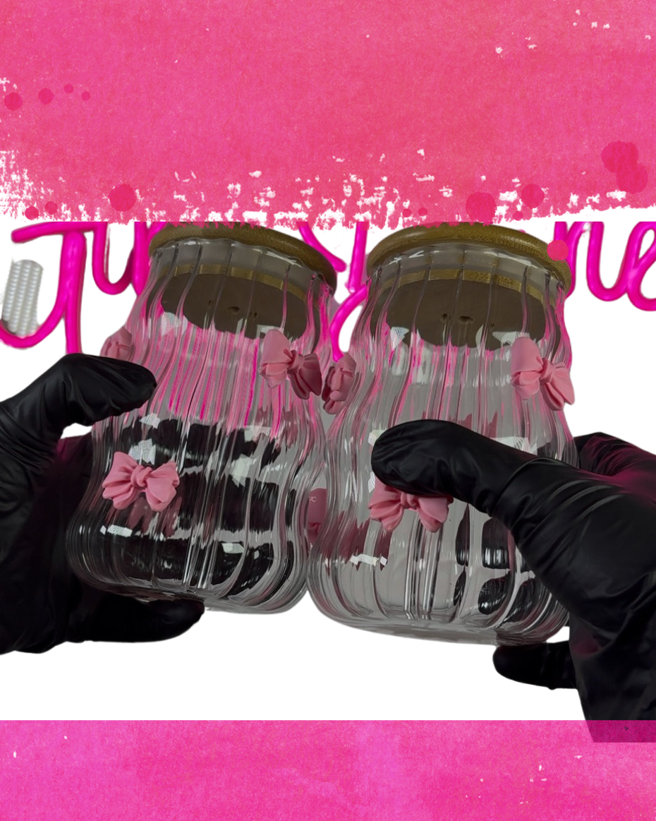 Bow Pink Sippy Cup
