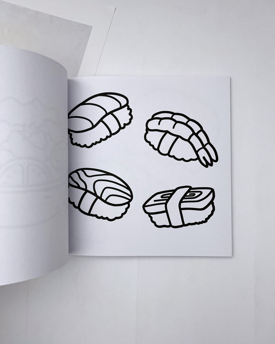 Food/Snacks Bold And Easy Coloring Books