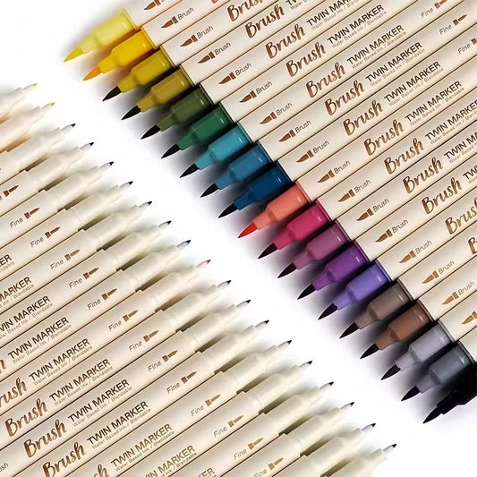 Brush Pens (Double Tips)