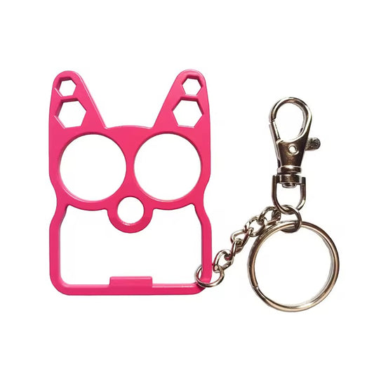 Cat Eye Keychain (Deep Pink)