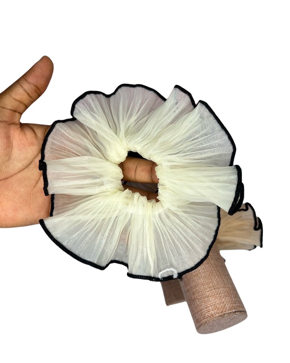 Organza Two Tone Scrunchies